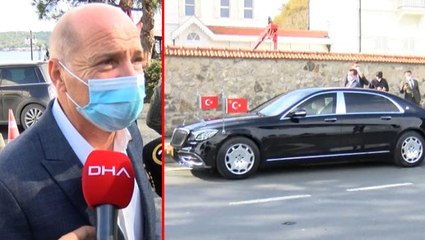 Cumhurbaşkanı Erdoğan, Kasımpaşa'dan tanıdığı esnafı görünce konvoyunu durdurdu