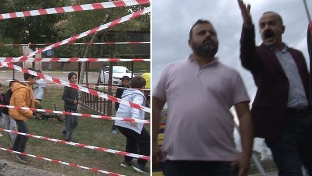 Yolcu dolu minibüsle sitenin duvarını yıkarak çocukların oyun alanına daldı, kazadan sonra yaptıkları pes dedirtti