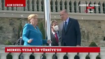 Cumhurbaşkanı Erdoğan ve Almanya Başbakanı Merkel görüşmesi başladı