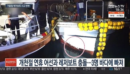 부산서 레저보트 사고 잇따라…"가을철도 조심해야"