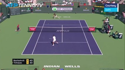 Download Video: Tsitsipas stunned by Basilashvili in Indian Wells quarter-finals