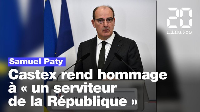 Assassinat de Samuel Paty : Jean Castex rend hommage à « un serviteur de la République »