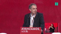 Zapatero lanza este recado a Ayuso durante el Congreso del PSOE