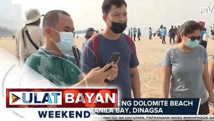 Muling pagbubukas ng dolomite beach sa Manila Bay, dinagsa