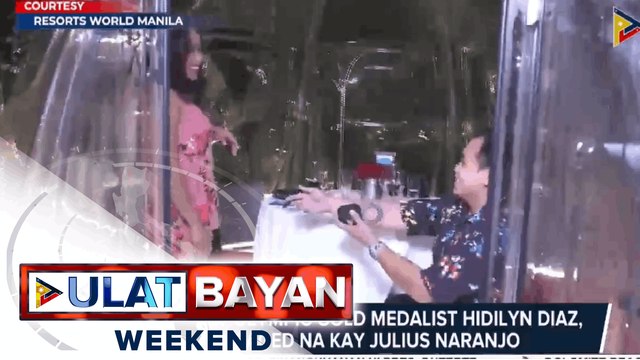 1st Olympic Pinay gold medalist Hidilyn Diaz, engaged na kay Julius Naranjo