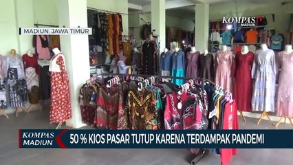 50 % Kios Pasar Tutup Karena Terdampak Pandemi