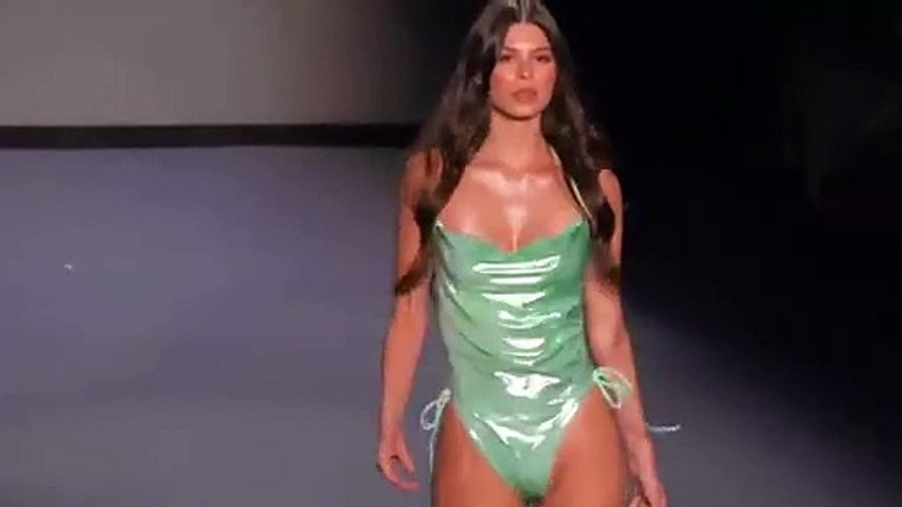 Camilla Swimwear lit the Miami Swim Week runway on fire with its exy resort, swimwear, bathing suit, and bikini collection Part 10