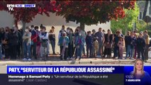 Hommage à Samuel Paty: Jean-Michel Blanquer arrive au collège de Conflans-Sainte-Honorine pour une discrète commémoration