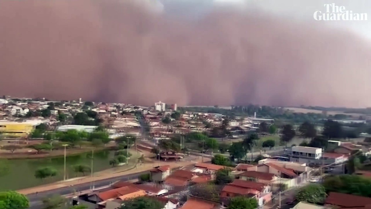 Brazil sandstorm smothers parts of São Paulo state video Dailymotion
