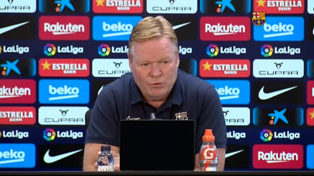 Koeman: Tenemos una plantilla capaz de competir por ganar el campeonato