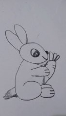 How to draw easy Rabbit/Bunny