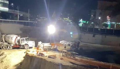 Muere hombre aplastado por un trompo revolvedor de concreto