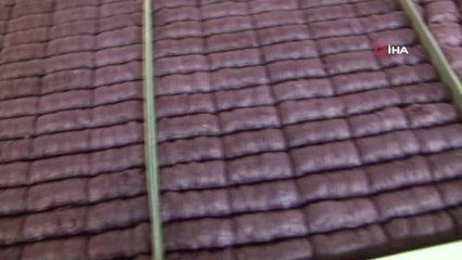 'Mor Baklava'dan sonra MorMiksli kadayıf üretimi