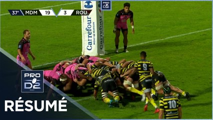 PRO D2 - Résumé Stade Montois-Rouen Normandie Rugby: 45-8 - J07 - Saison 2021/2022
