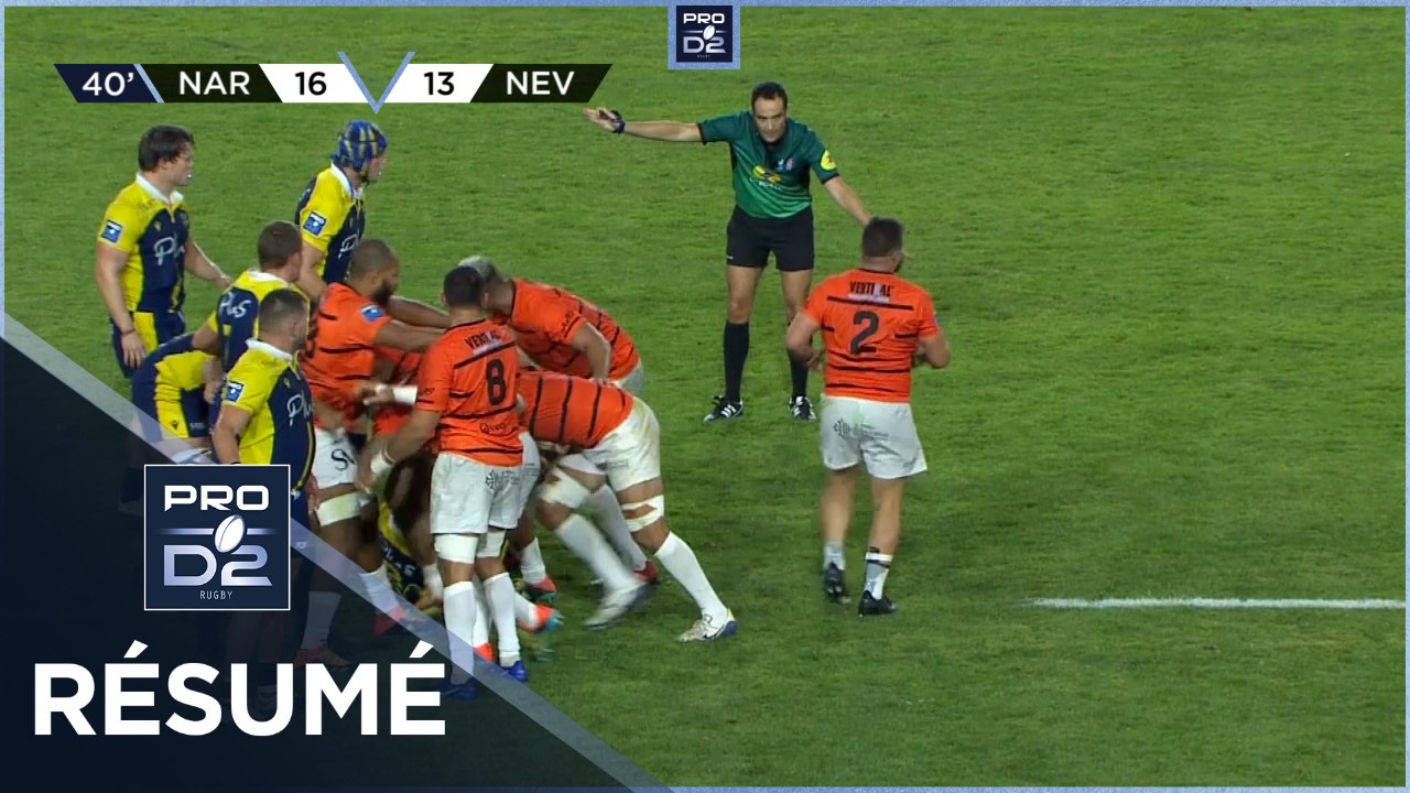 PRO D2 - Résumé RC Narbonnais-USON Nevers: 30-33 - J07 - Saison 2021/2022