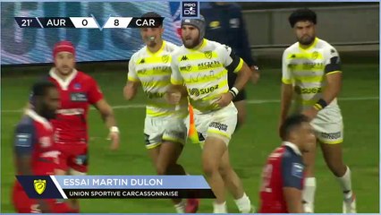 PRO D2 - Résumé Stade Aurillacois-US Carcassonne: 30-23 - J07 - Saison 2021/2022