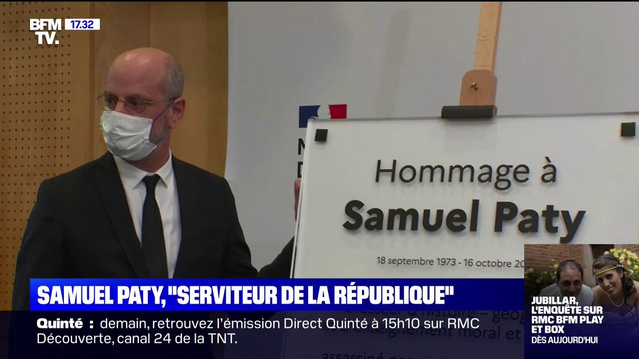 Retour sur la journée hommage rendue à Samuel Paty un an jour pour jour après son assassinat terroriste