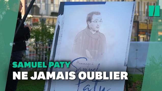 Hommage à Samuel Paty, une marche à Conflans-Sainte-Honorine pour honorer sa mémoire