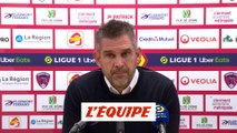 Gourvennec : « Une défaite qui n'était pas prévue » - Foot - L1 - Lille