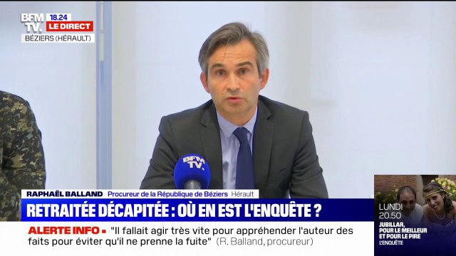 Retraitée décapitée à Agde: La victime a probablement été tuée entre 17h30 et 18h10 , selon le procureur de Béziers