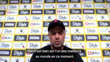 8e j. - Pour Klopp, Salah est le meilleur joueur du monde en ce moment