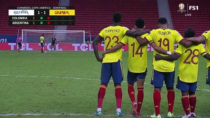 Argentina vs Colombia - Penalty kick 3-2 (Semi-final 2021)