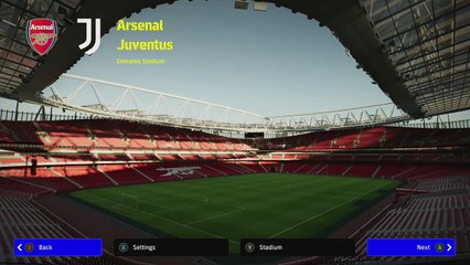 Arsenal Versus Juventus (eFootball 2022)