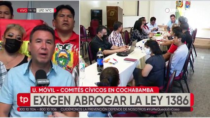 Cívicos piden la abrogación de la ley 1386