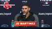 JD Martinez Says Split Of 2 Games In Houston Is “Exactly What We Wanted." | ALCS Game 2