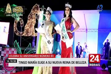 Tingo María eligió a su nueva reina de belleza