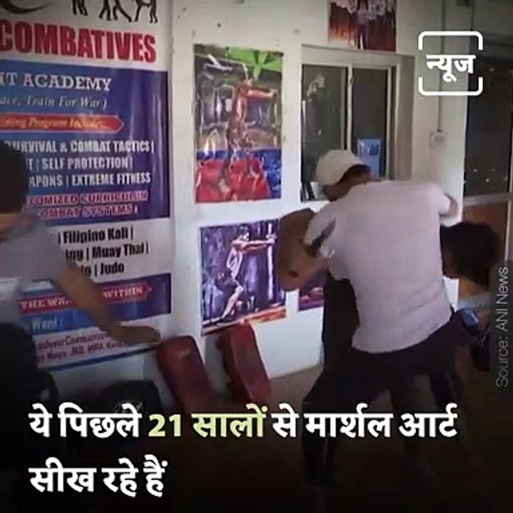 Kashmiri Youth Learning Self-Defense Tricks From Martial Arts Experts