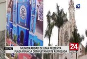 Municipalidad de Lima entrega plaza Francia totalmente renovada