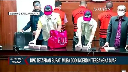 Usai Ditetapkan Jadi Tersangka Suap, Dodi Alex Noerdin Ditahan di Rutan KPK