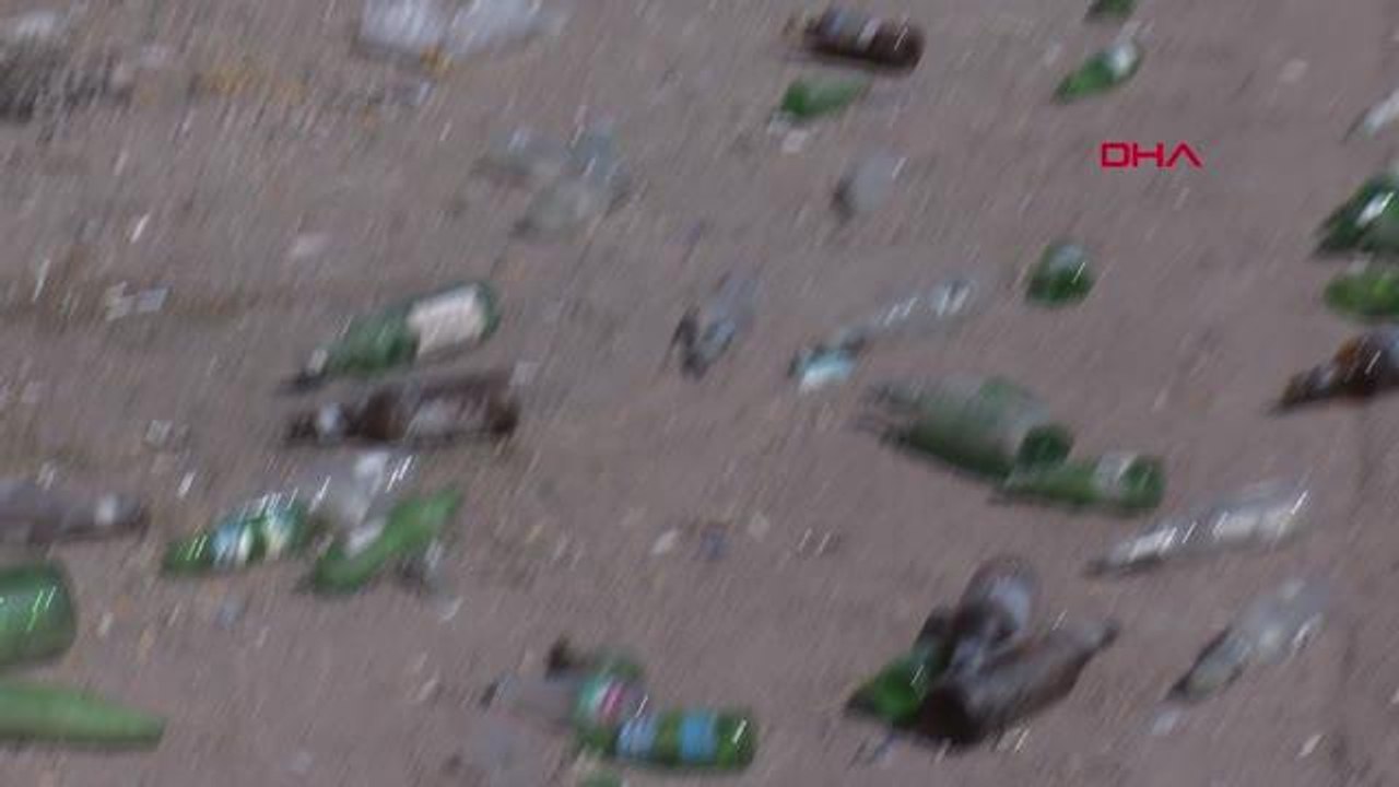 ÖZEL- Köpeğinin ayağını cam parçası kesti, doğada şişe bırakmadı