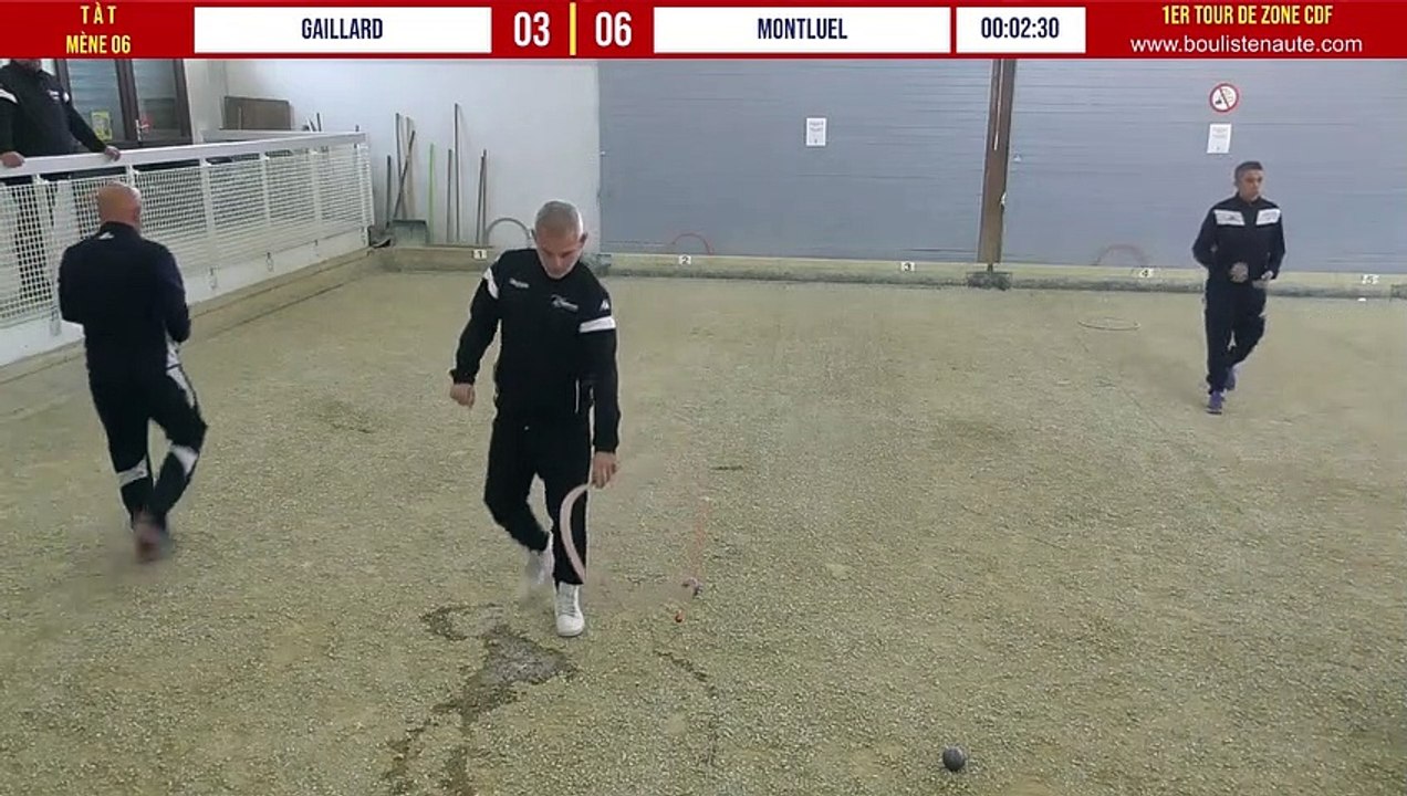 1er tour CDF 2021/2022 Gaillard vs Montluel avec WebTV - Individuels