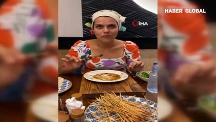 37 dakikada 247 adet çöp şiş yiyerek rekor kırdı