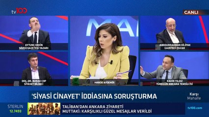 TV100'de Canlı Yayında Kavga