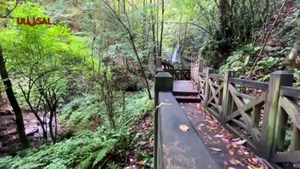 Aydınpınar Şelalesi'nde güz güzelliği