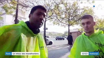 Marathon de Paris : 35 000 coureurs impatients sur la ligne de départ