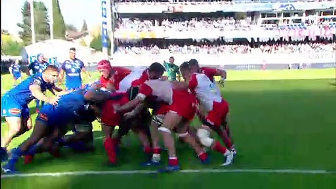 TOP 14 - Essai de Tomas CUBELLI (BO) - Castres Olympique - Biarritz Olympique - J07 - Saison 2021/2022