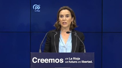 Cuca Gamarra asegura que el "sanchismo" ha devorado al socialismo clásico