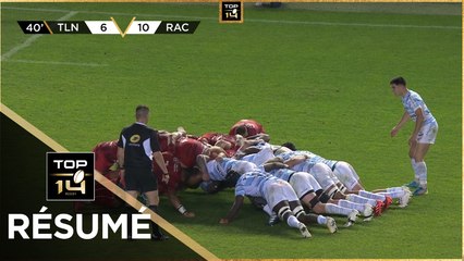 TOP 14 - Résumé Toulon-Racing 92: 20-27 J07 - Saison 2021/2022