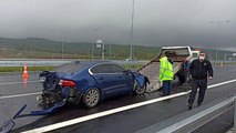 Son dakika... Kuzey Marmara Otoyolu'nda 4 araçlı zincirleme kaza: 1 yaralı