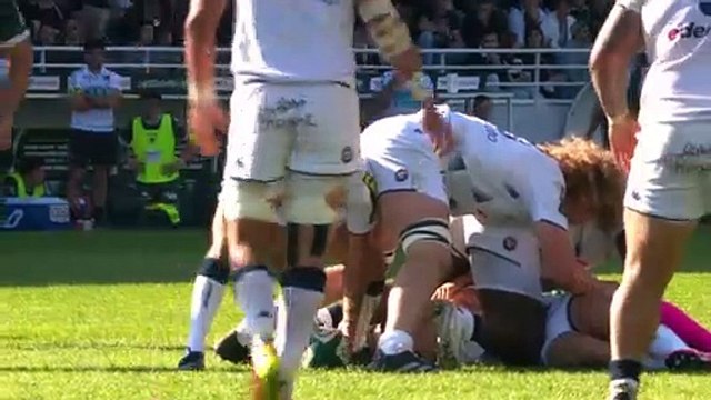 TOP 14 - Essai de Romain BUROS (UBB) - Section Paloise - Union Bordeaux-Bègles - J07 - Saison 2021/2022