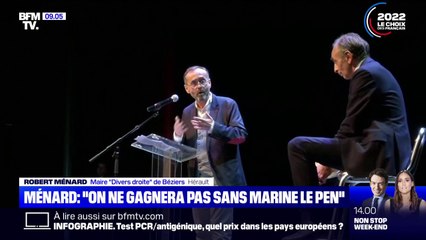 Robert Ménard: "On ne gagnera pas sans Marine Le Pen"