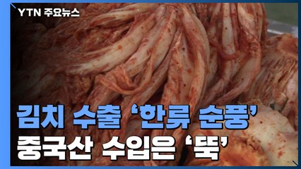 '한류·건강' 순풍 탄 김치 수출...중국산 수입은 '뚝' / YTN