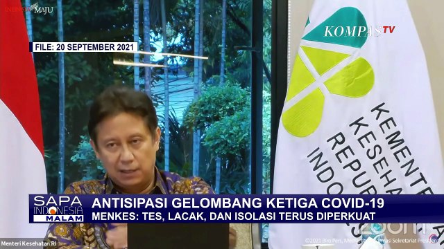 Antisipasi Gelombang Ketiga Pandemi Covid-19, Menkes: Tes, Lacak dan Isolasi Terus Diperkuat