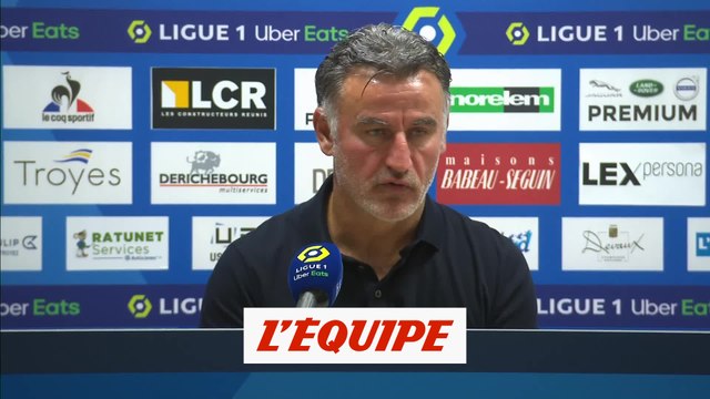Galtier annonce « une réflexion sur le 11 de départ » après la défaite à Troyes - Foot - L1 - Nice