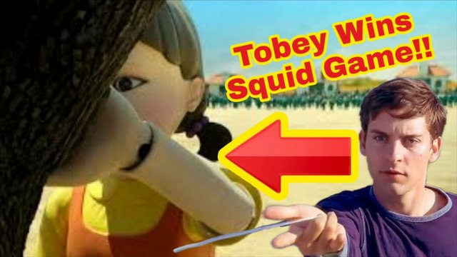 Tobey Maguire in Squid Game || Squid Gamr ft. Tobey Maguire