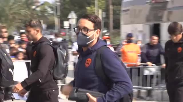 El Valencia ya está en Barcelona